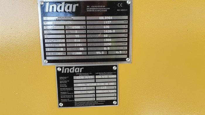 Indar Brushless Alternator New GBLS0904