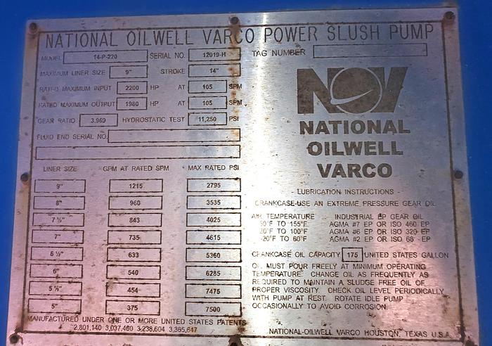 National OilWell Varco 14P220
