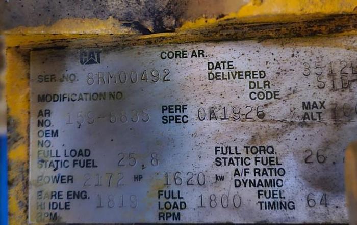 2005 Caterpillar 3512B