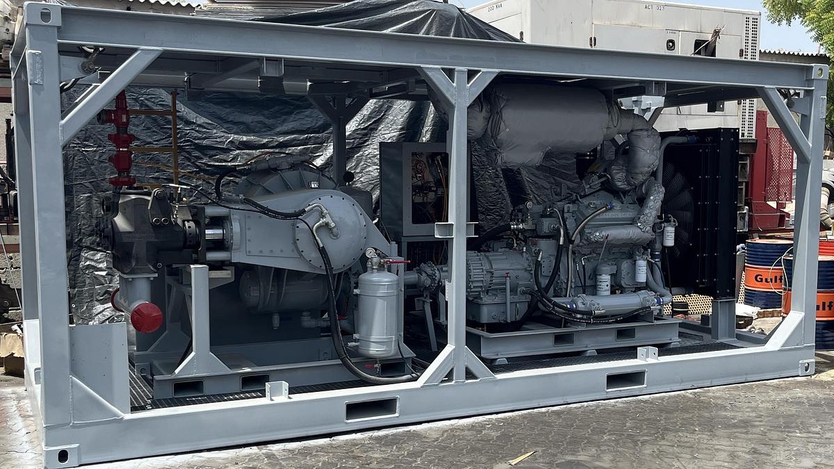 Used 450HP HD-500 TRIPLEX PUMP UNIT