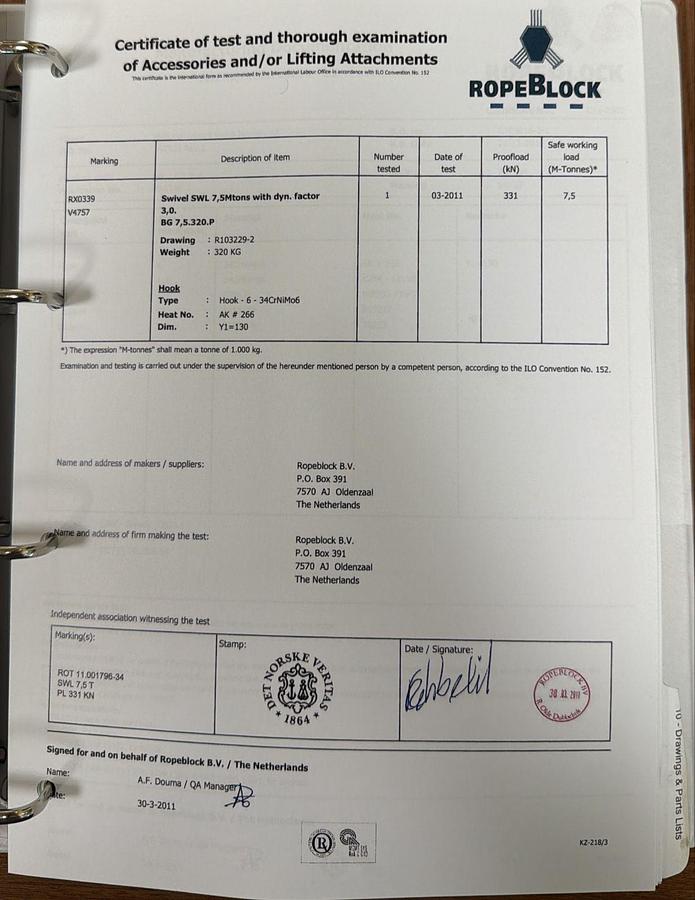 Used 2011 National Oilwell Varco Knuckle Boom Crane