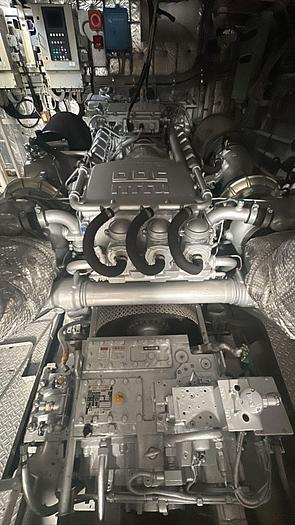 Used MTU 16V2000 marine engine with Nico gearbox