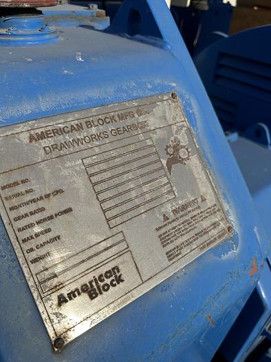 A.C. Drawworks American Block 3580