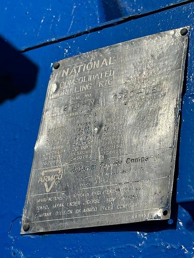 Refurbished National OIlwell Drawworks 1320DE