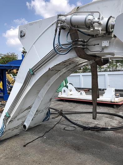 Rescue boat enclosed New with Davit