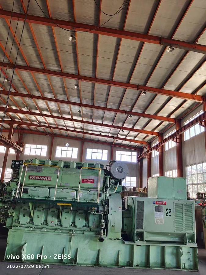 Used Yanmar 6N21L-EV Generators.