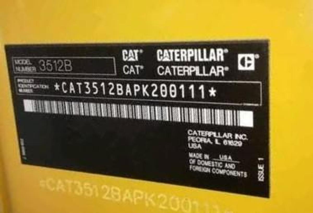 2016 Caterpillar 3512B