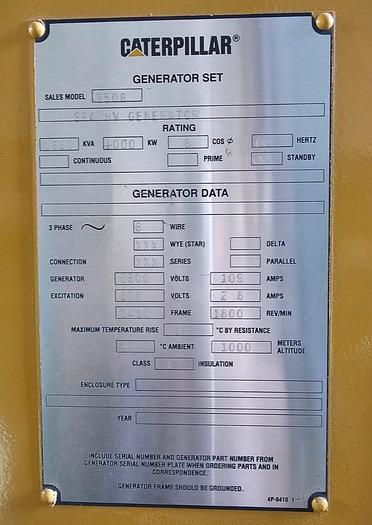 2005 Caterpillar 3512B