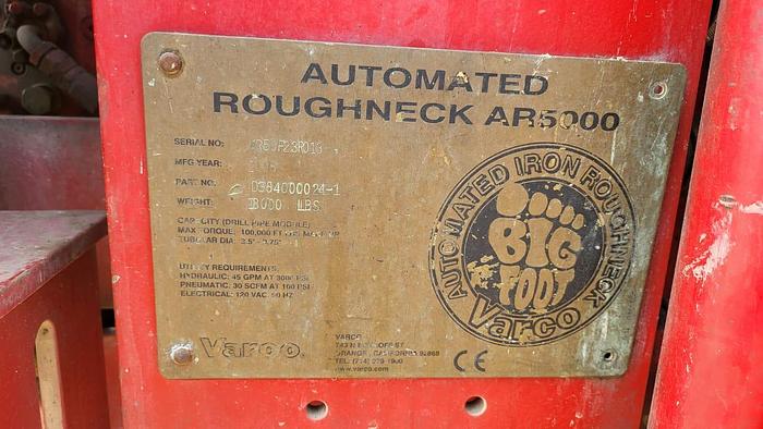 Used Roughneck National Oilwell  Varco NOV AR-5000
