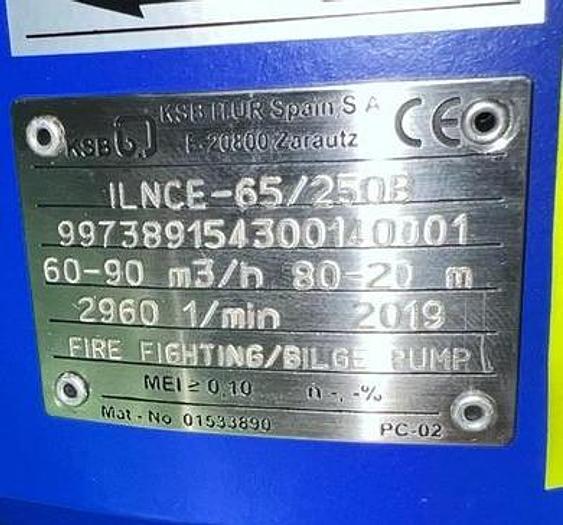 KSB marine pumpss New 2019 built.