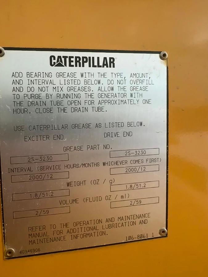 Caterpillar 3512B New Built 2015 generator with Radiator