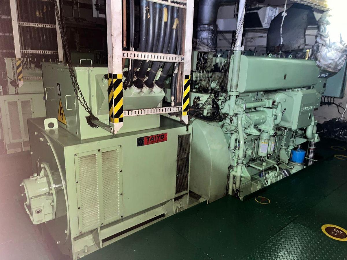 Used Yanmar 6N18AL-EV Marine Diesel Generator sets.
