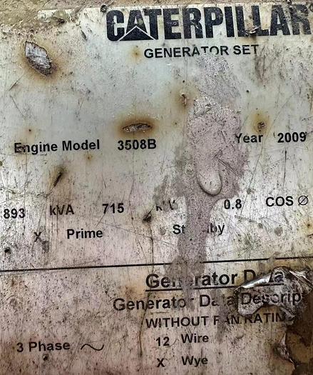 Used 2009 Caterpillar  3508