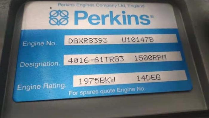 2016 Perkins 4016-61TRG3