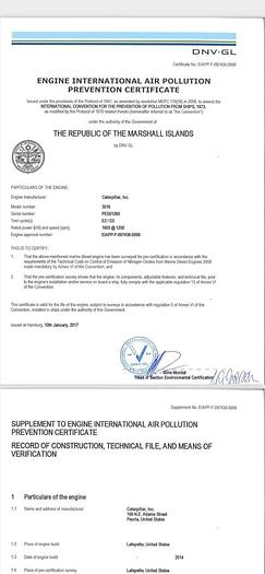 2016 Caterpillar 3516CHD