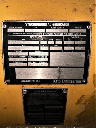 Used Caterpillar 3516 generators 600V for Drilling application