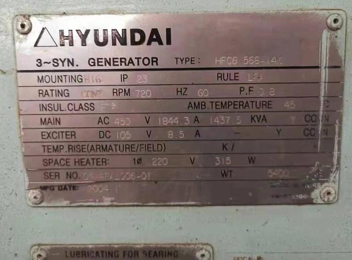 Used STX MAN 6L28/32H x 2 HFO generators