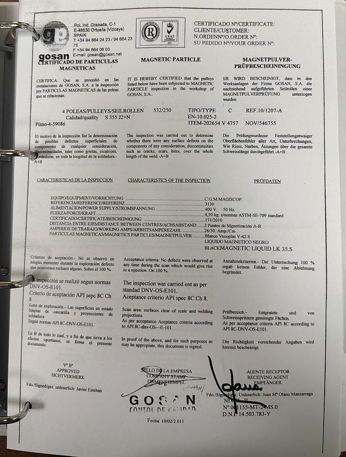 Used 2011 National Oilwell Varco Knuckle Boom Crane