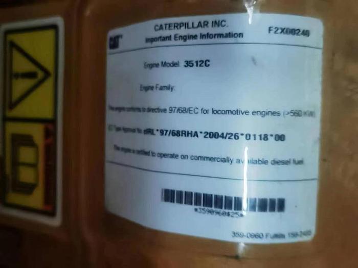 Caterpillar 3512C engines New