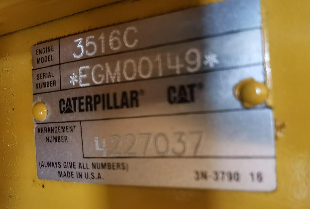 Premium Caterpillar 3516C Power Generation Package