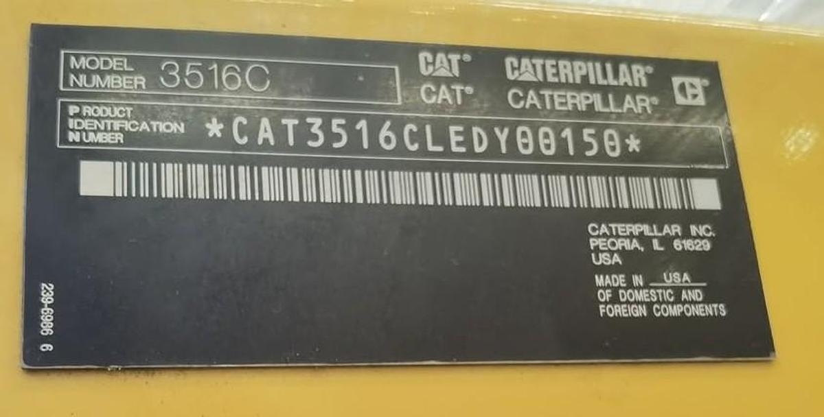 Premium Caterpillar 3516C Power Generation Package