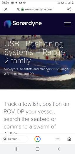 New Sonardyne HPT3000 Transceiver with Ethernet Hub