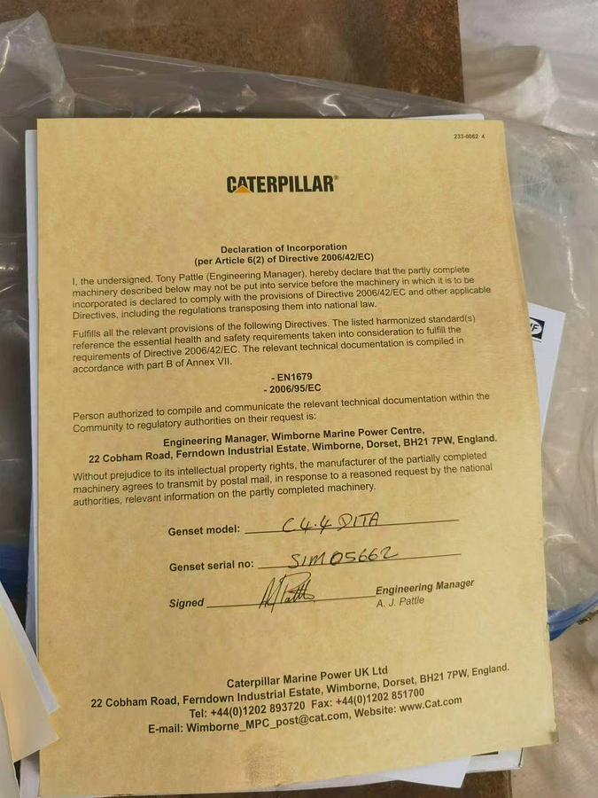 2014 Caterpillar C9 and C4.4