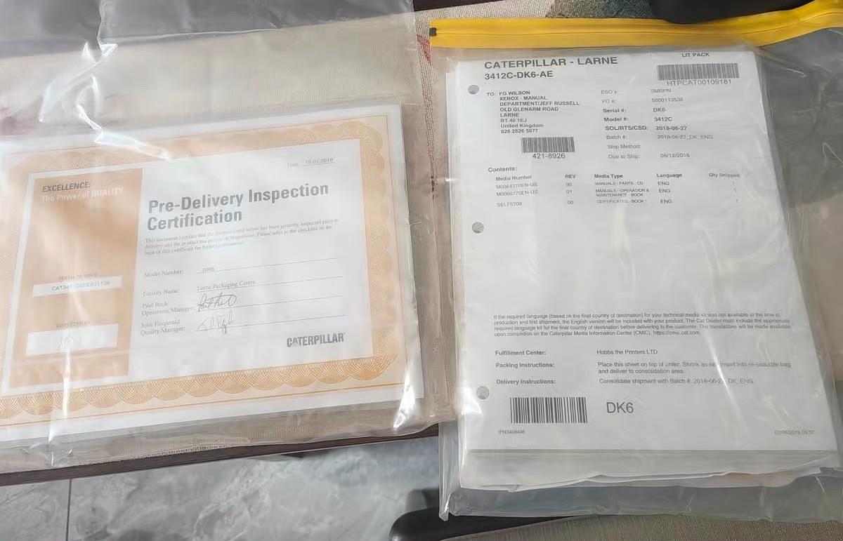 Caterpillar 3412TTA New Generator sets.