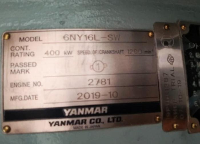 2019 Yanmar 6NY16L-SW