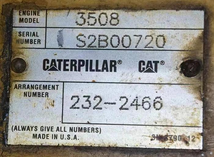 Used 2009 Caterpillar  3508