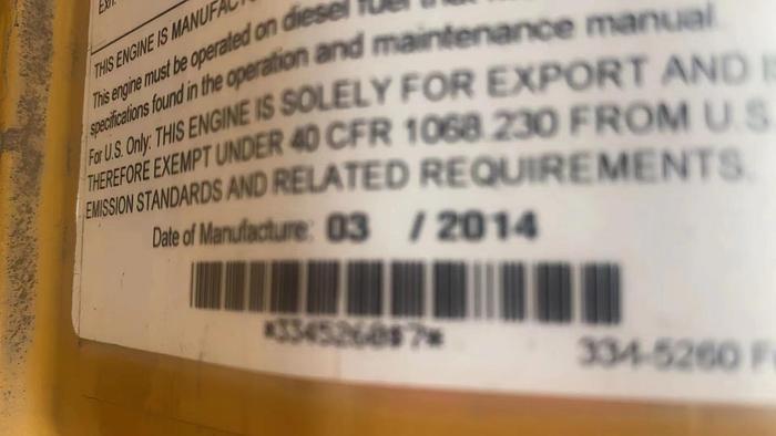 Used 2014 Caterpillar 3516 CHD