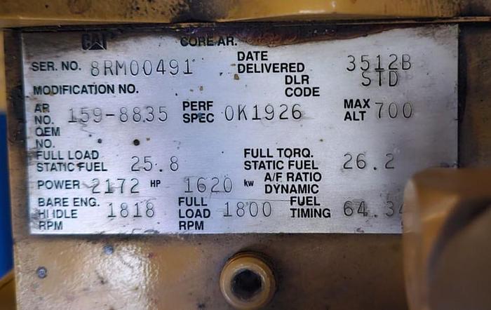 2005 Caterpillar 3512B