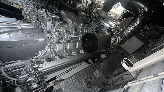 Used MTU 16V2000 marine engine with Nico gearbox