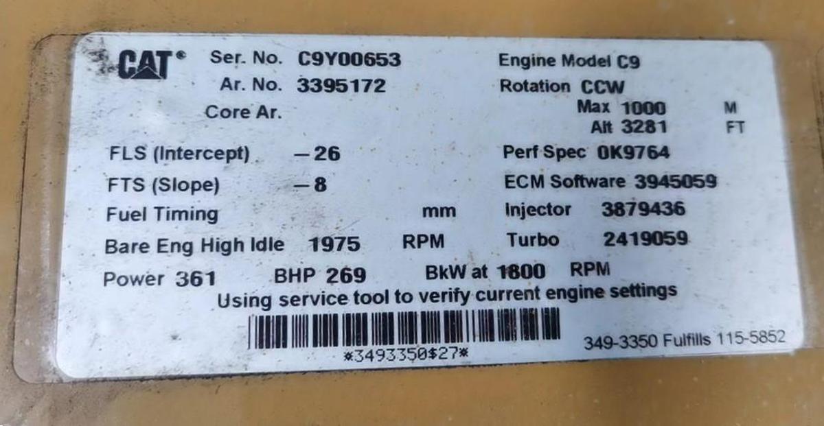 2014 Caterpillar C9 and C4.4