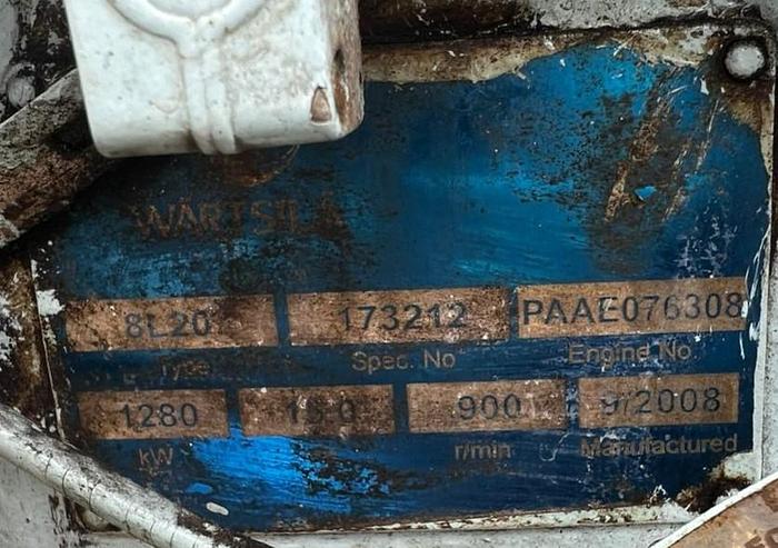 Used 2008 Wartsila 8L20