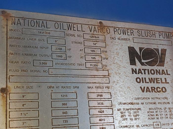 National OilWell Varco 14P220