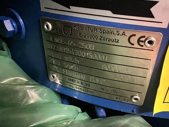 KSB marine pumpss New 2019 built.