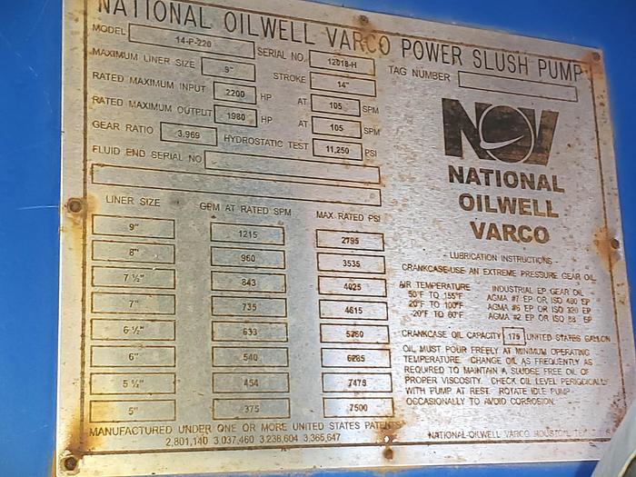 National OilWell Varco 14P220