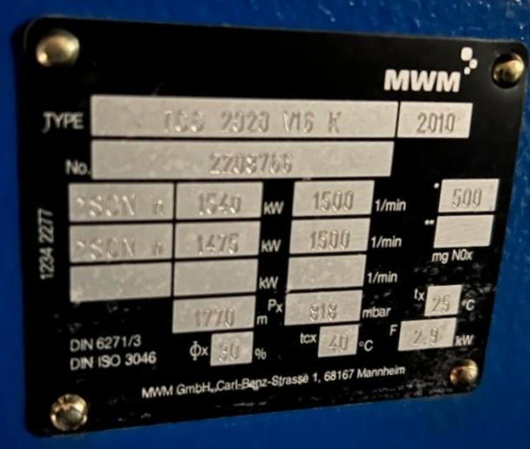 2010 MWM TCG 2020 V16K