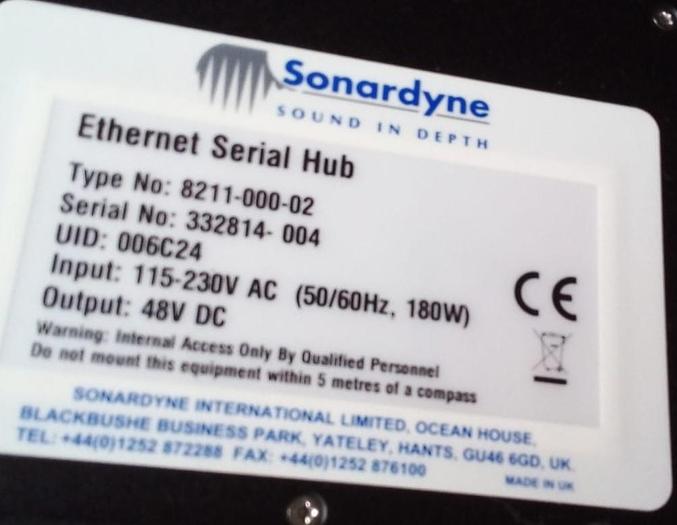 New Sonardyne HPT3000 Transceiver with Ethernet Hub