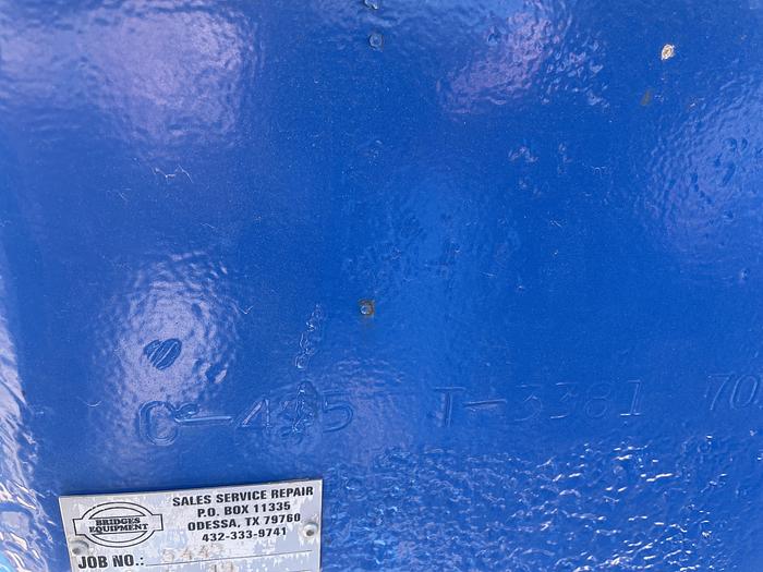 Used National 49.5 rotary table with GE752 motor