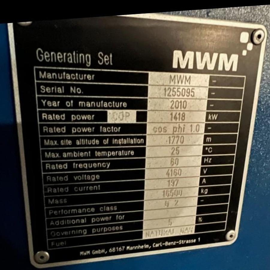 2010 MWM TCG 2020 V16K