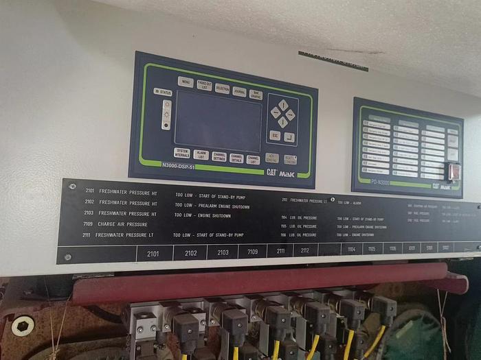 Mak 6M25C marine propulsion engine unused x 2 sets built year 2015 with ABS certificates.