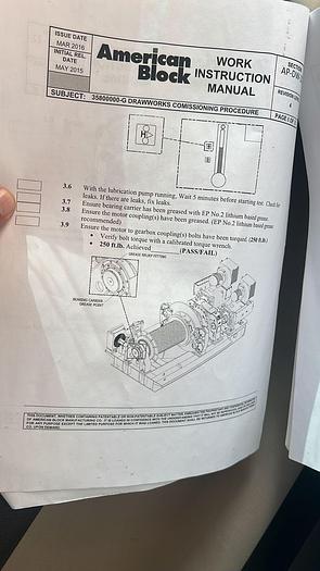 A.C. Drawworks American Block 3580