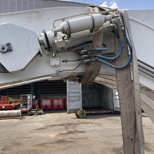 Rescue boat enclosed New with Davit