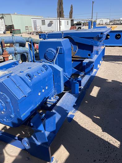 Used National 49.5 rotary table with GE752 motor