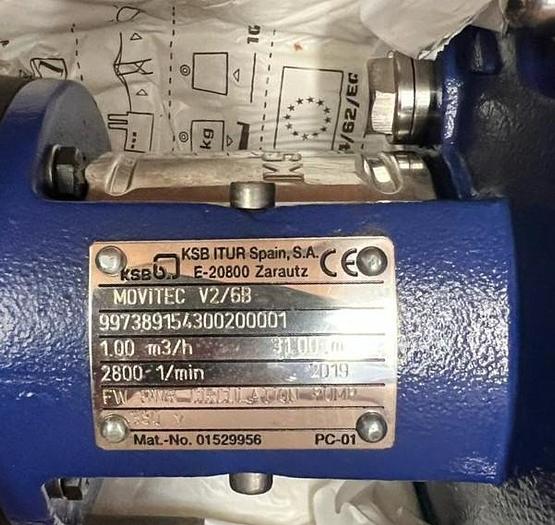 KSB marine pumpss New 2019 built.