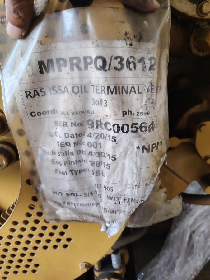 New Caterpillar 3612 Dual Fuel Engines