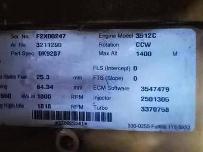 Caterpillar 3512C engines New