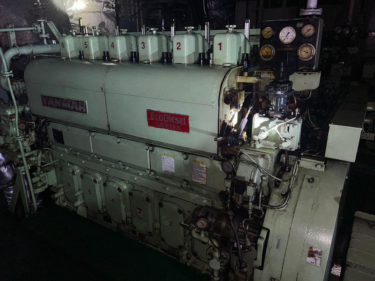 Used Yanmar 6N18AL-EV Marine Diesel Generator sets.
